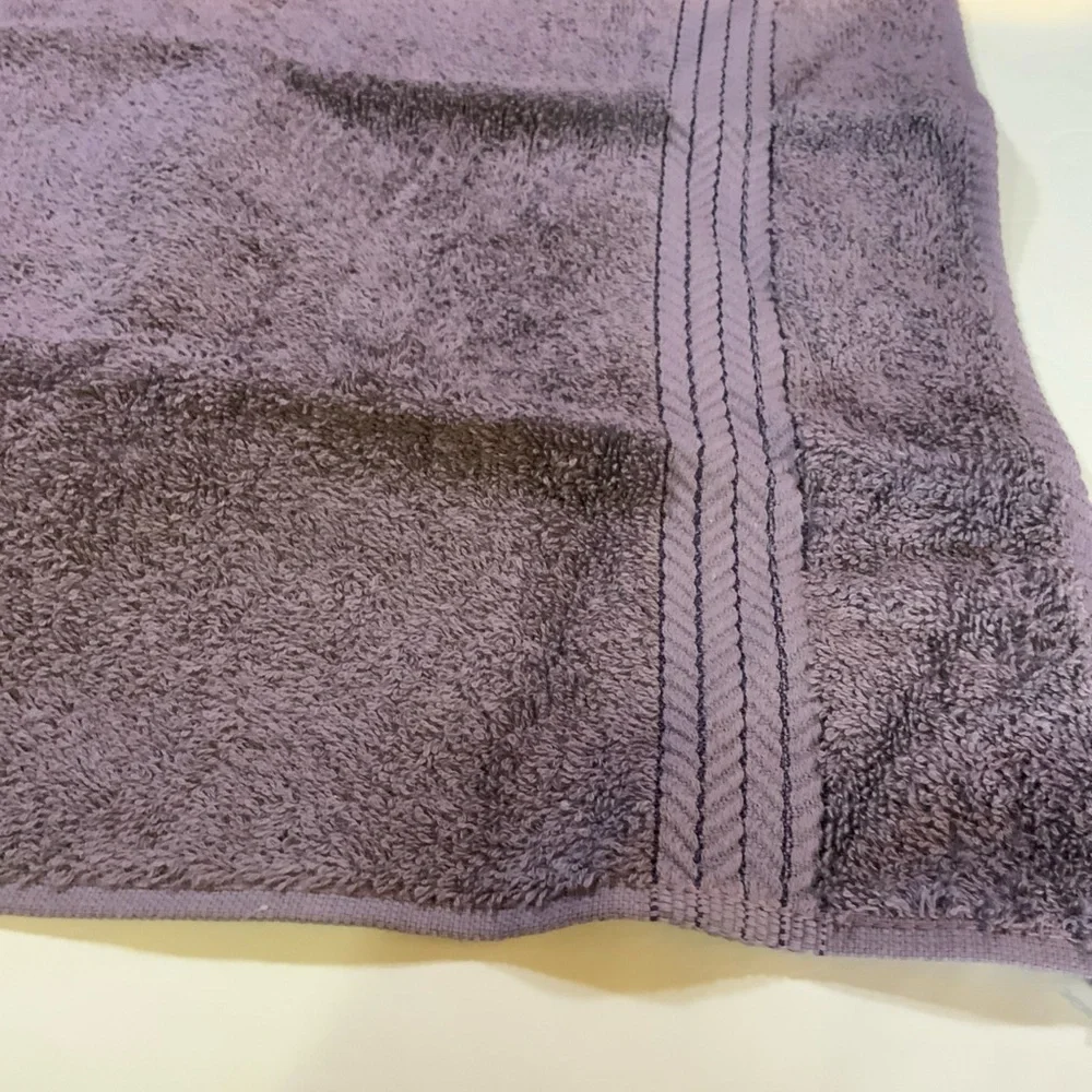 Chris Madden Home Hand Towels Purple Moon Set of 2 Egyptian Cotton Set of 2